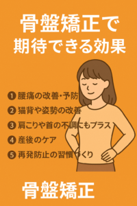 骨盤矯正の効果とメリット