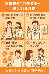 蓮田東6丁目整骨院の特長